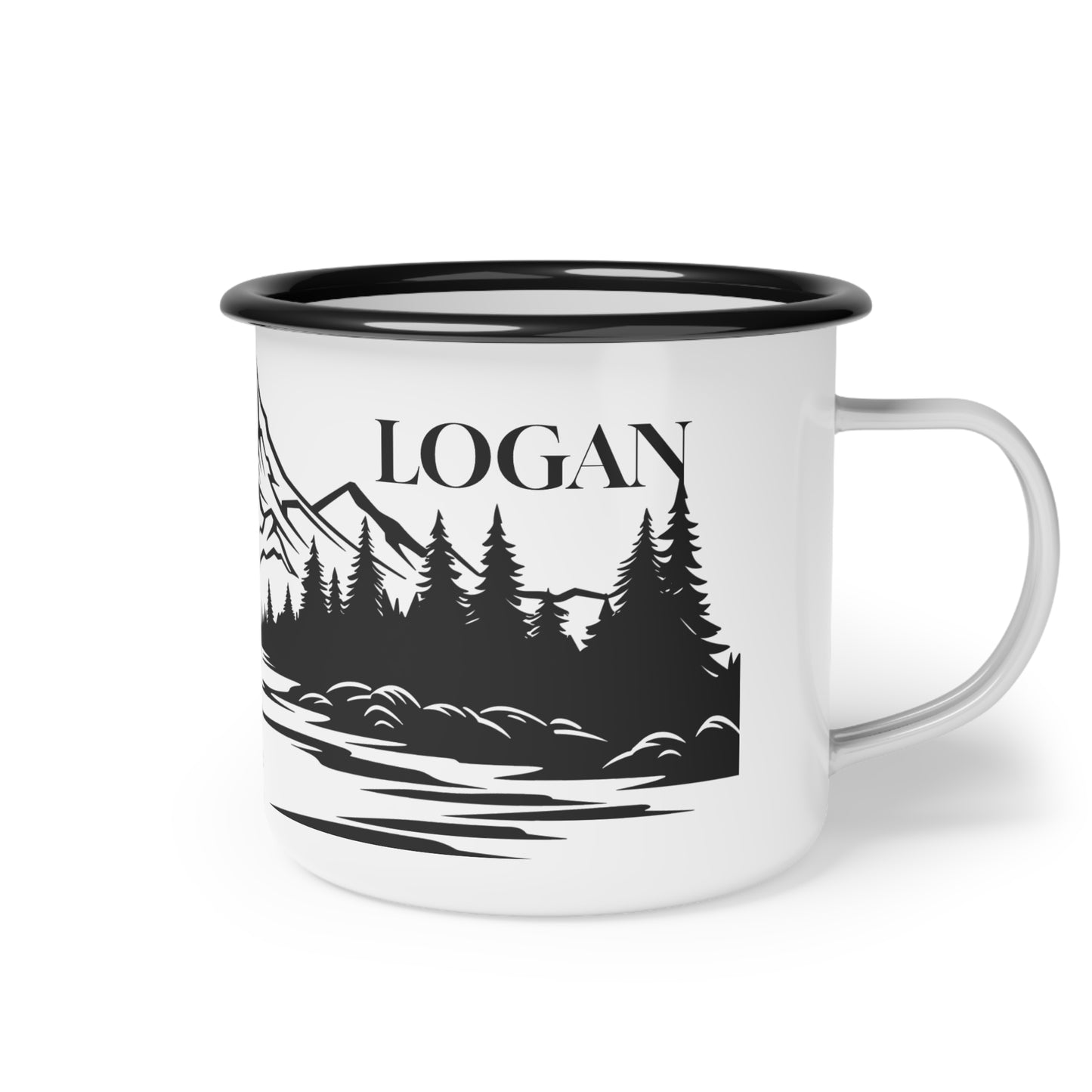 Personalized Enamel Campfire Cup 12oz