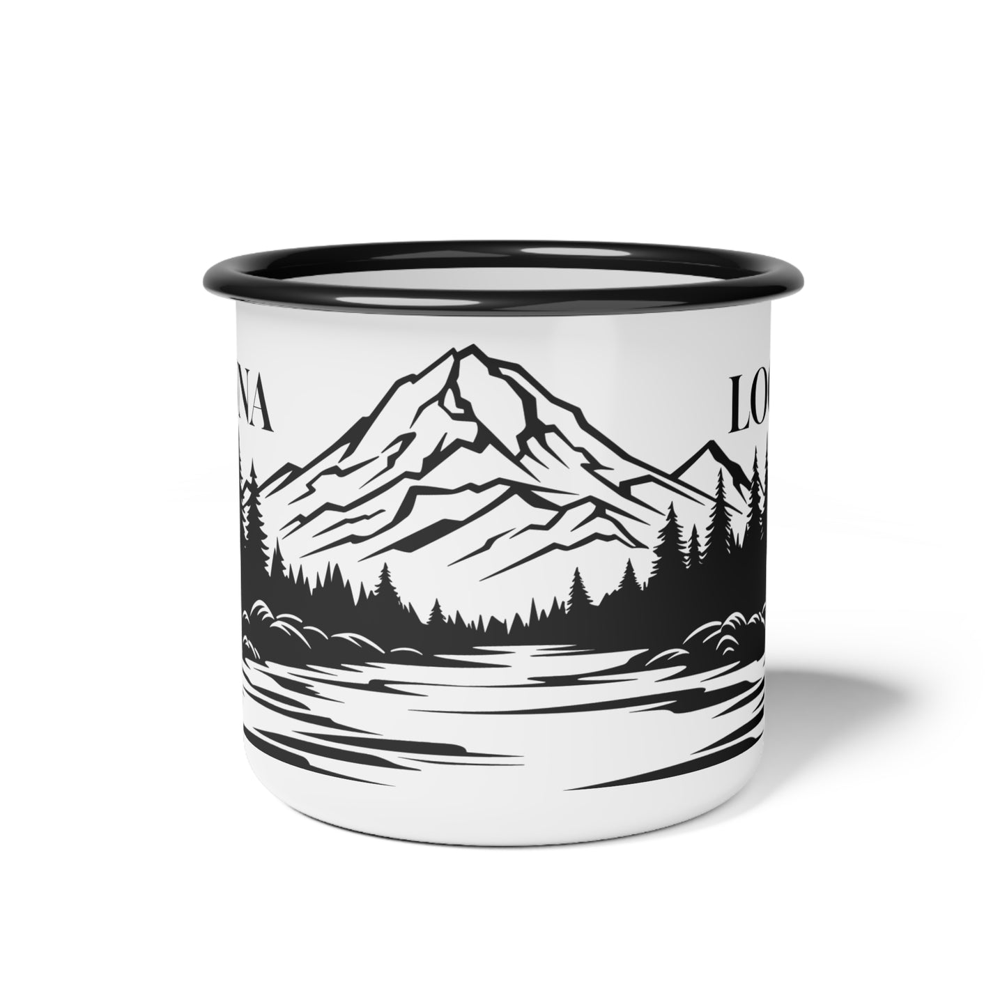 Personalized Enamel Campfire Cup 12oz