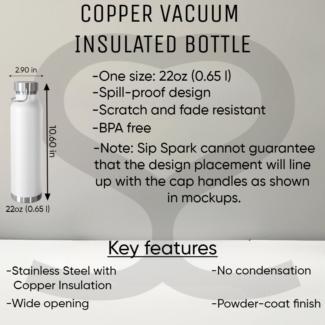 Copper Insulated Bottle 22oz