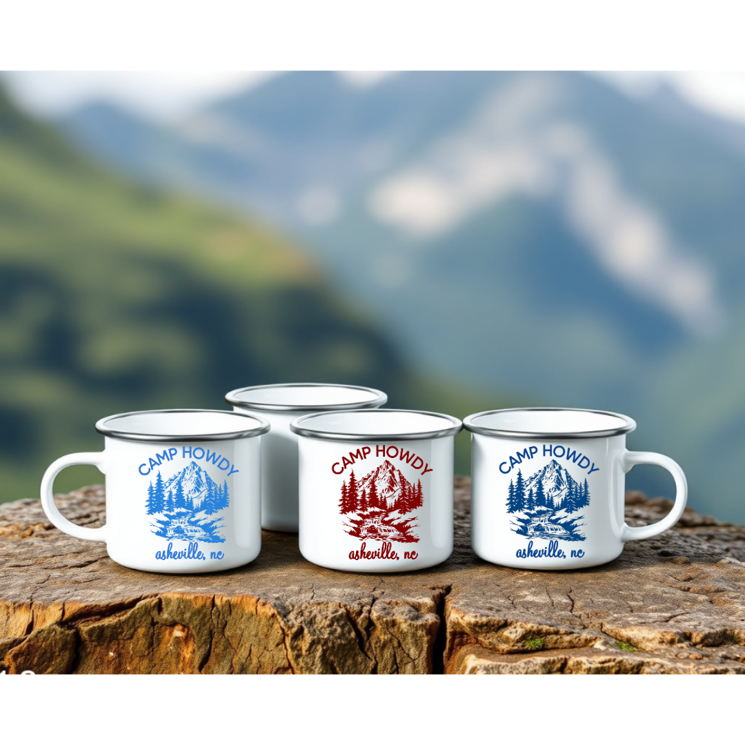 Durable Enamel Camping Mug 12oz