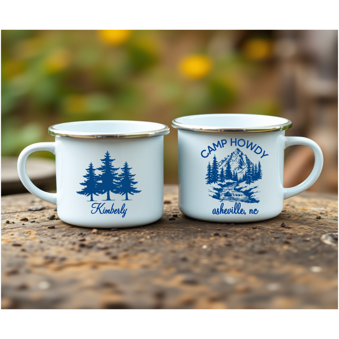 Durable Enamel Camping Mug 12oz