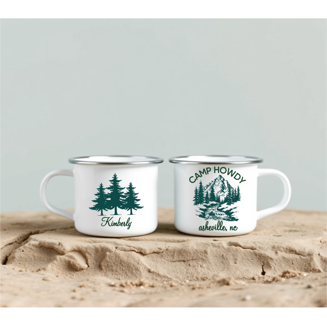 Durable Enamel Camping Mug 12oz