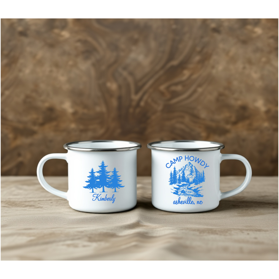 Durable Enamel Camping Mug 12oz