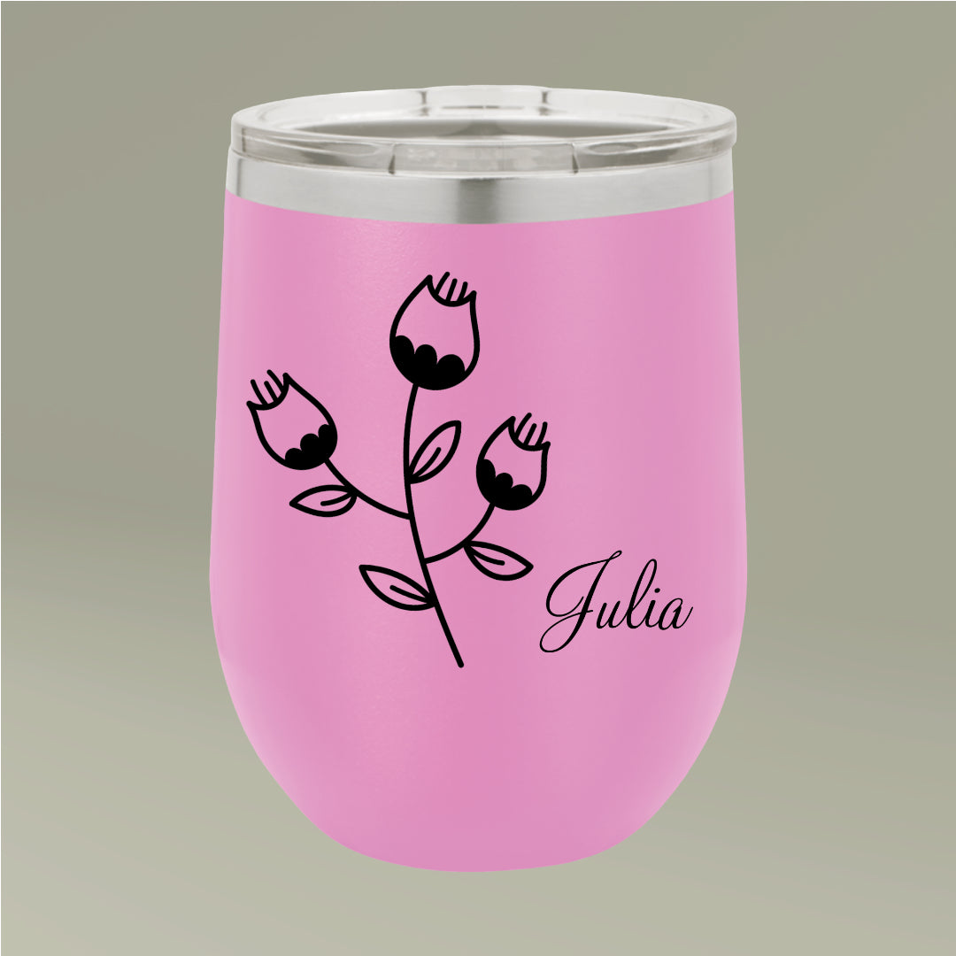 Chill Wine Tumbler 12oz – Portable Elegance