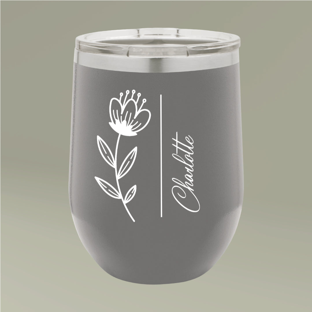 Chill Wine Tumbler 12oz – Portable Elegance