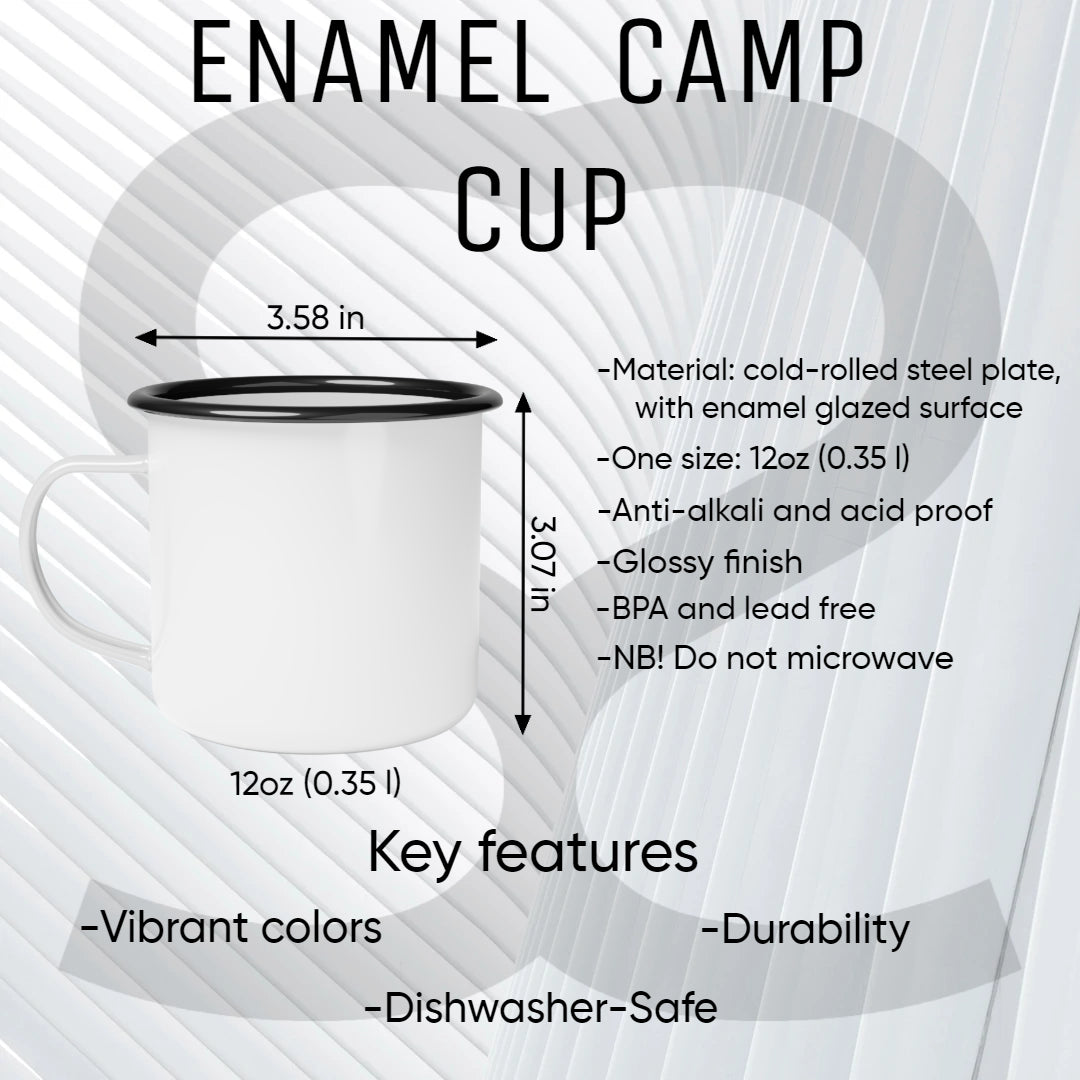 Classic Enamel Camp Cup 12oz