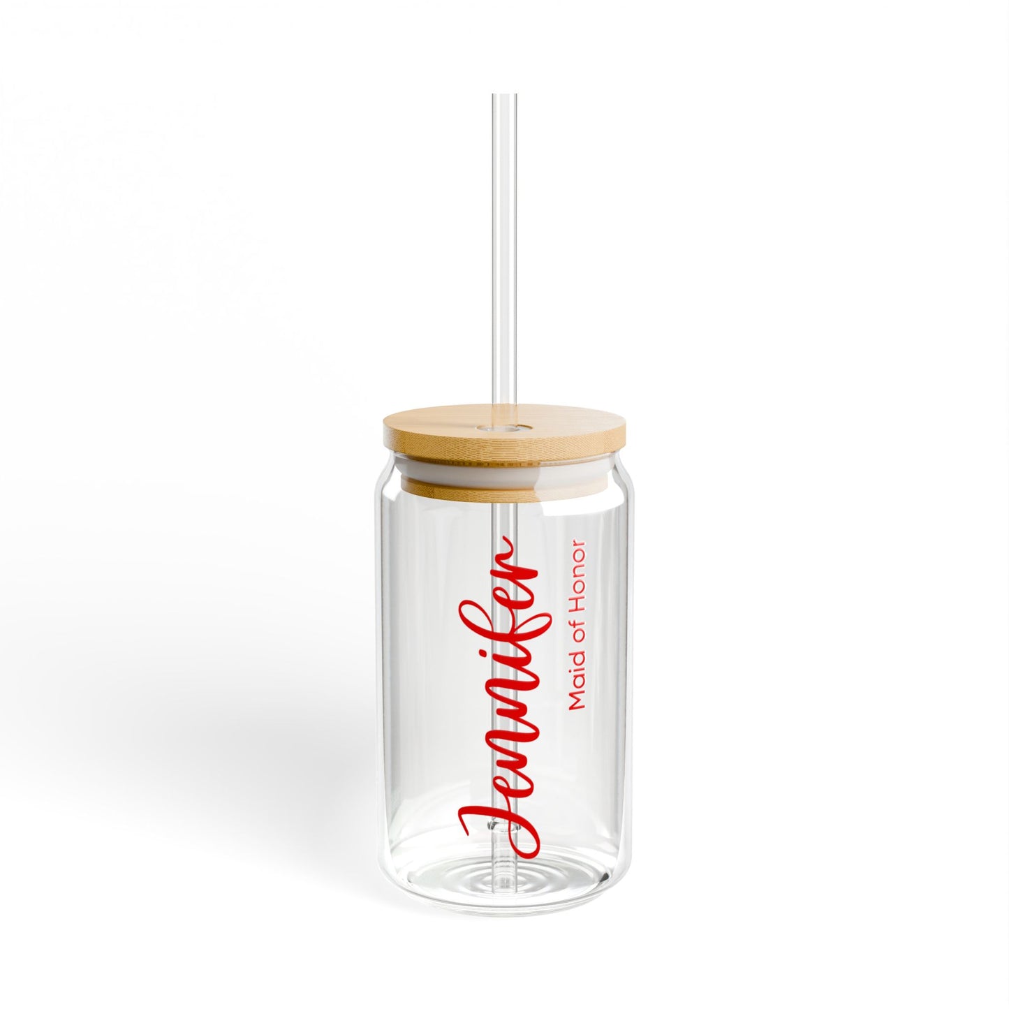 Best Iced Coffee Tumbler Glass With Straw - 16oz